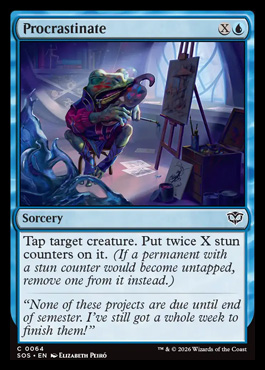 Procrastinate - Secrets of Strixhaven MTG spoiler
