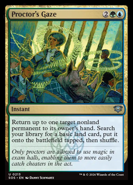 Proctor's Gaze - Secrets of Strixhaven MTG spoiler