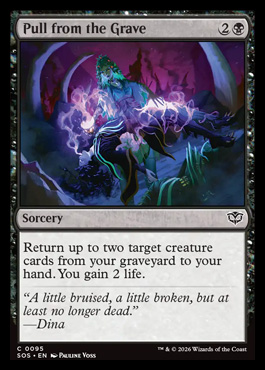 Pull from the Grave - Secrets of Strixhaven MTG spoiler