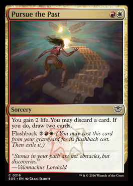 Pursue the Past - Secrets of Strixhaven MTG spoiler