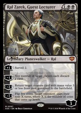 Ral Zarek, Guest Lecturer - Secrets of Strixhaven MTG spoiler
