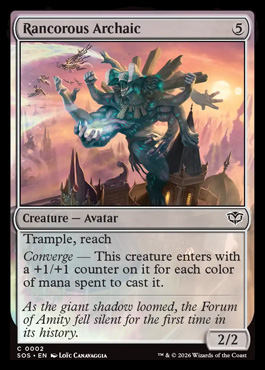 Rancorous Archaic - Secrets of Strixhaven MTG spoiler