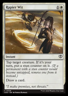 Rapier Wit - Secrets of Strixhaven MTG spoiler