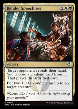 Render Speechless - Secrets of Strixhaven MTG spoiler