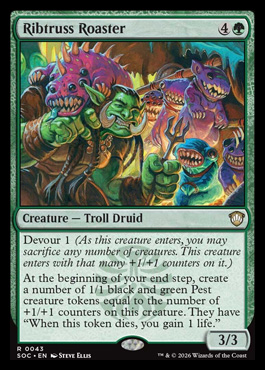Ribtruss Roaster - Secrets of Strixhaven MTG spoiler