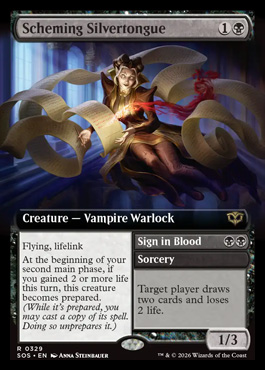 schemingsilvertongue - Secrets of Strixhaven MTG spoiler