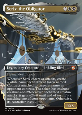 Scriv, the Obligator - Secrets of Strixhaven MTG spoiler
