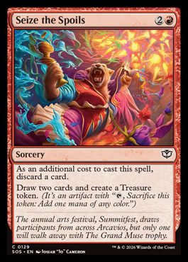 Seize the Spoils - Secrets of Strixhaven MTG spoiler