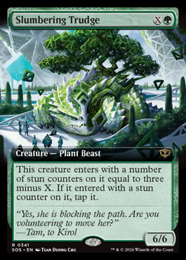 Slumbering Trudge - Secrets of Strixhaven MTG spoiler