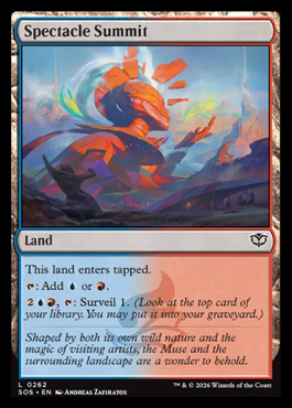 Spectacle Summit - Secrets of Strixhaven MTG spoiler