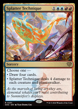splattertechniquef - Secrets of Strixhaven MTG spoiler