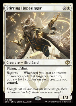 Stirring Hopesinger - Secrets of Strixhaven MTG spoiler