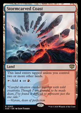 Stormcarved Coast - Secrets of Strixhaven MTG spoiler