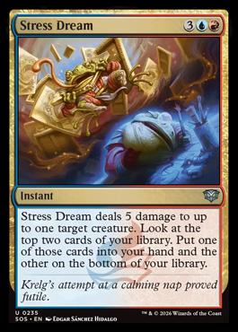 Stress Dream - Secrets of Strixhaven MTG spoiler