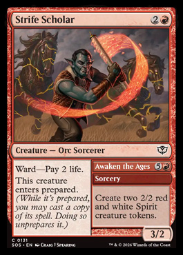 strifescholar - Secrets of Strixhaven MTG spoiler
