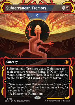 subterraneantremors - Secrets of Strixhaven MTG spoiler