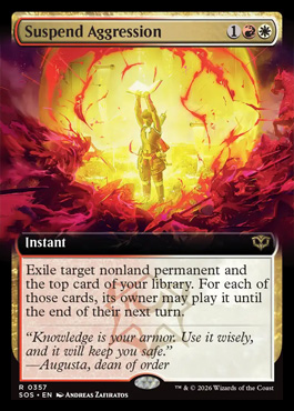 Suspend Aggression - Secrets of Strixhaven MTG spoiler