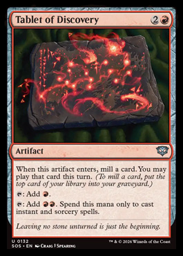 Tablet of Discovery - Secrets of Strixhaven MTG spoiler