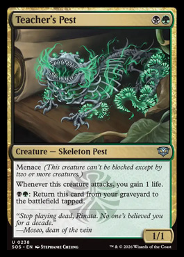 Teacher's Pest - Secrets of Strixhaven MTG spoiler