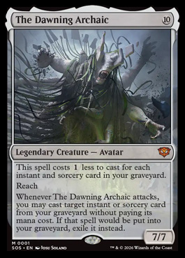 The Dawning Archaic - Secrets of Strixhaven MTG spoiler