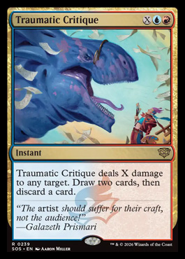 traumaticcritiquef - Secrets of Strixhaven MTG spoiler