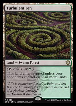 Turbulent Fen - Secrets of Strixhaven MTG spoiler