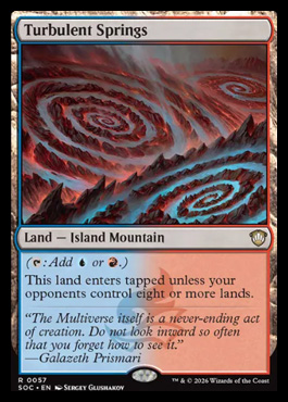 Turbulent Springs - Secrets of Strixhaven MTG spoiler
