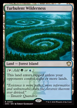Turbulent Wilderness - Secrets of Strixhaven MTG spoiler