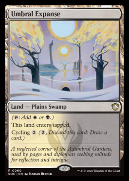 Umbral Expanse - Secrets of Strixhaven MTG spoiler