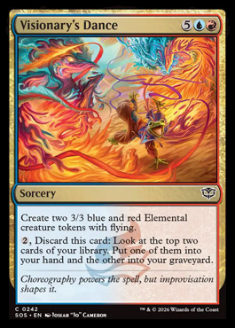 Visionary's Dance - Secrets of Strixhaven MTG spoiler