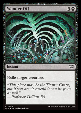 Wander Off - Secrets of Strixhaven MTG spoiler