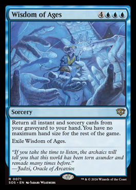 Wisdom of Ages - Secrets of Strixhaven MTG spoiler