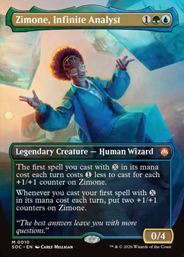 Zimone, Infinite Analyst - Secrets of Strixhaven MTG spoiler