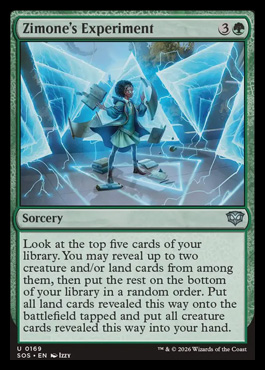 zimonesexperiement - Secrets of Strixhaven MTG spoiler