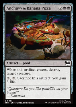 anchovyandbananapizza - Teenage Mutant Ninja Turtles MTG spoiler
