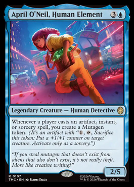 apriloneilhumanelement - Teenage Mutant Ninja Turtles MTG spoiler