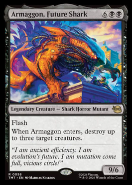 Armaggon, Future Shark - Teenage Mutant Ninja Turtles MTG spoiler