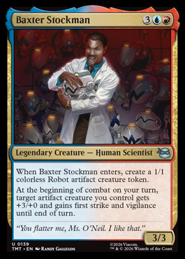 Baxter Stockman - Teenage Mutant Ninja Turtles MTG spoiler