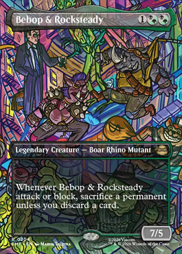 bebopandrocksteadyp - Teenage Mutant Ninja Turtles MTG spoiler