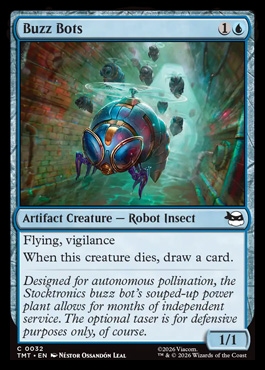 Buzz Bots - Teenage Mutant Ninja Turtles MTG spoiler