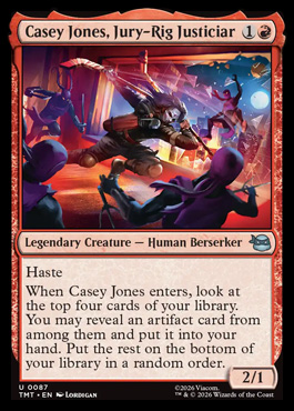 caseyjonesjuryrigjusticar - Teenage Mutant Ninja Turtles MTG spoiler