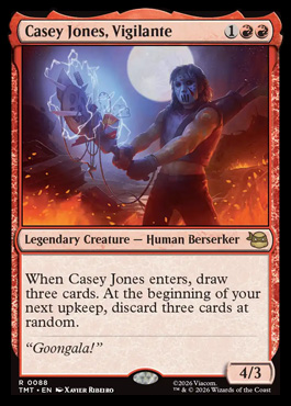 Casey Jones, Vigilante - Teenage Mutant Ninja Turtles MTG spoiler