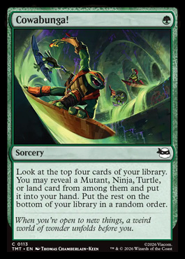 Cowabunga! - Teenage Mutant Ninja Turtles MTG spoiler