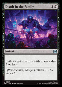 Death in the Family - Teenage Mutant Ninja Turtles MTG spoiler