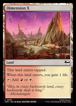 Dimension X - Teenage Mutant Ninja Turtles MTG spoiler