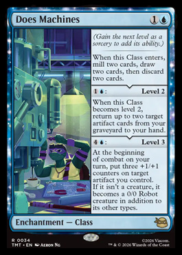 Does Machines - Teenage Mutant Ninja Turtles MTG spoiler