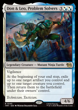 donandleoproblemsolvers - Teenage Mutant Ninja Turtles MTG spoiler
