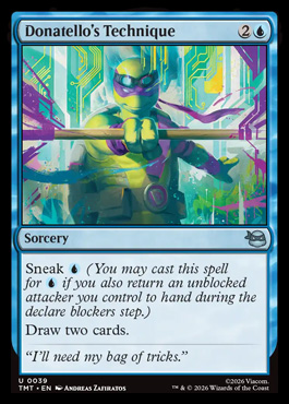Donatello's Technique - Teenage Mutant Ninja Turtles MTG spoiler