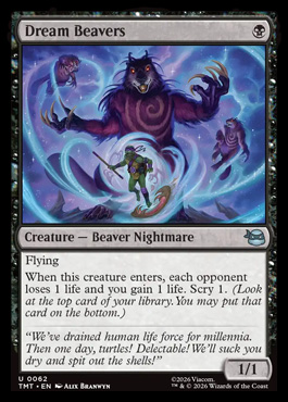 Dream Beavers - Teenage Mutant Ninja Turtles MTG spoiler