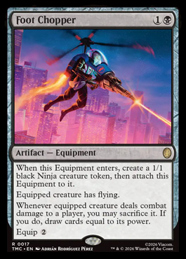 footchopper - Teenage Mutant Ninja Turtles MTG spoiler